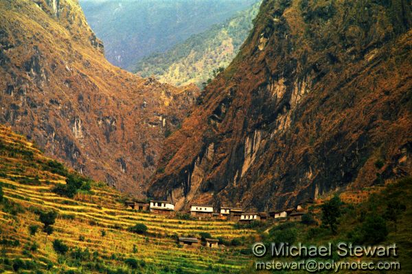 Near the Confluence of The Kali Gandaki and Miristi Khola